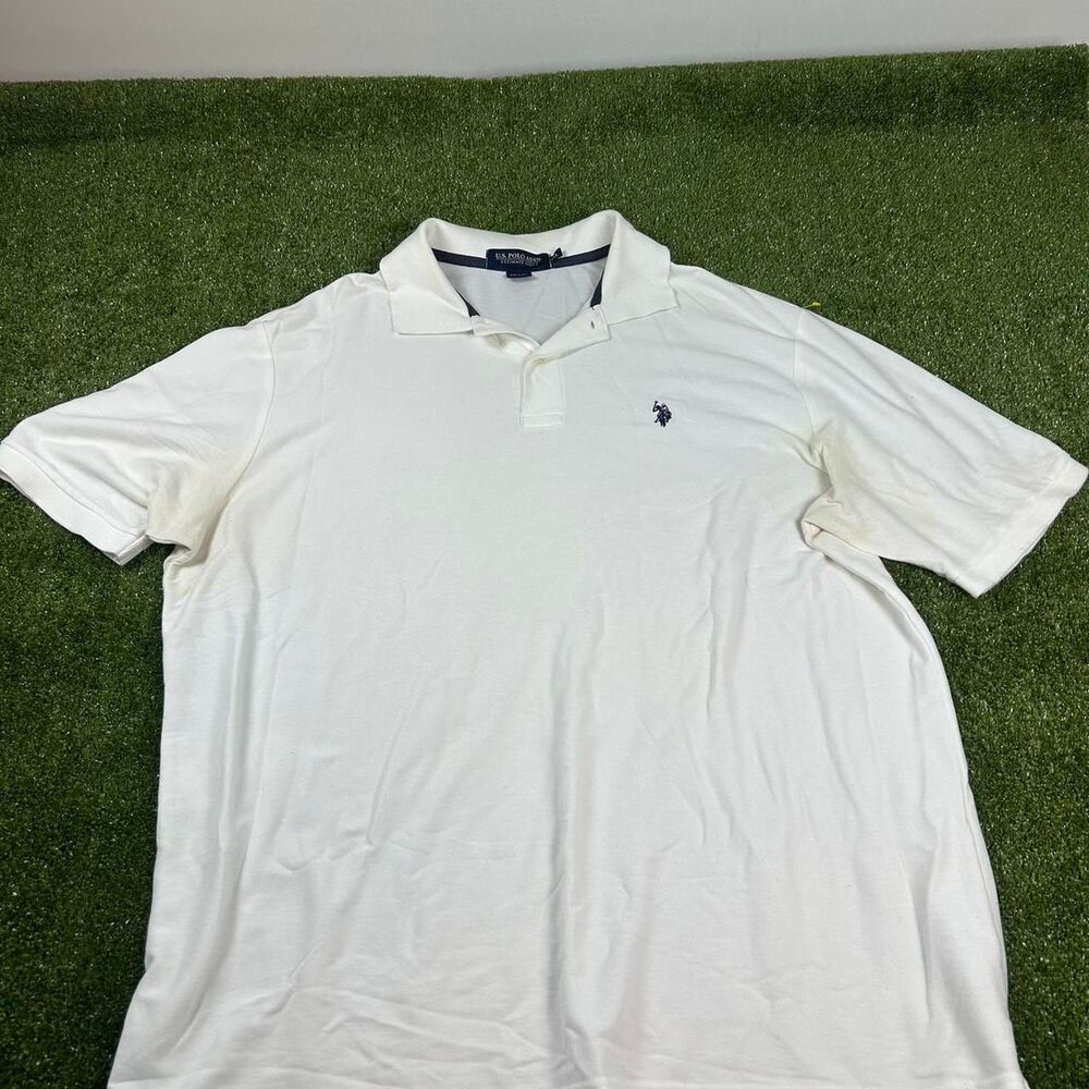 Us-polo-assn Men's White Polo-shirts
